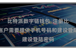比特派数字链钱包  注册比特派账户需要提供手机号码和建设登陆密码